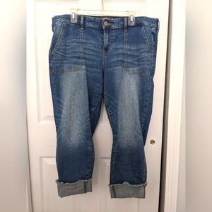 Torrid Crop Boyfriend Vintage Stretch